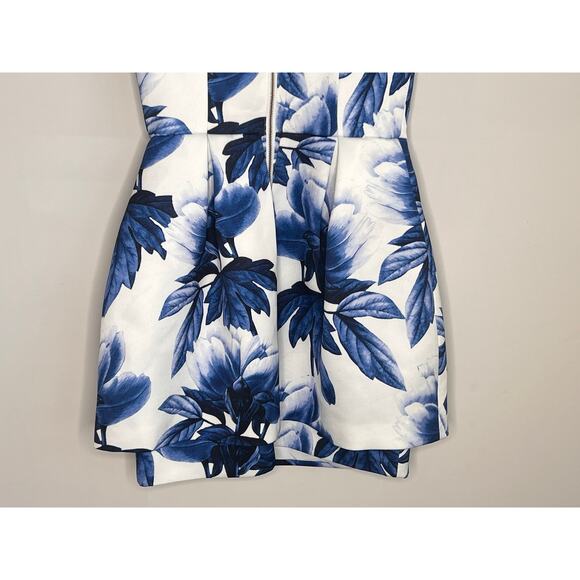 Keepsake Counter Attack Fit & Flare Mini Dress Wedgwood Floral Women's XXS NWT - Picture 11 of 11